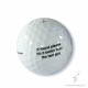 Funny Silver Stag branded Golf Ball